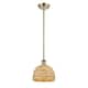 Option Antique Brass / Natural Rattan