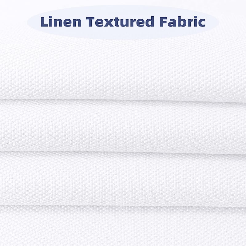 DriftAway Pinch Pleat Faux Linen Textured Blackout Curtains