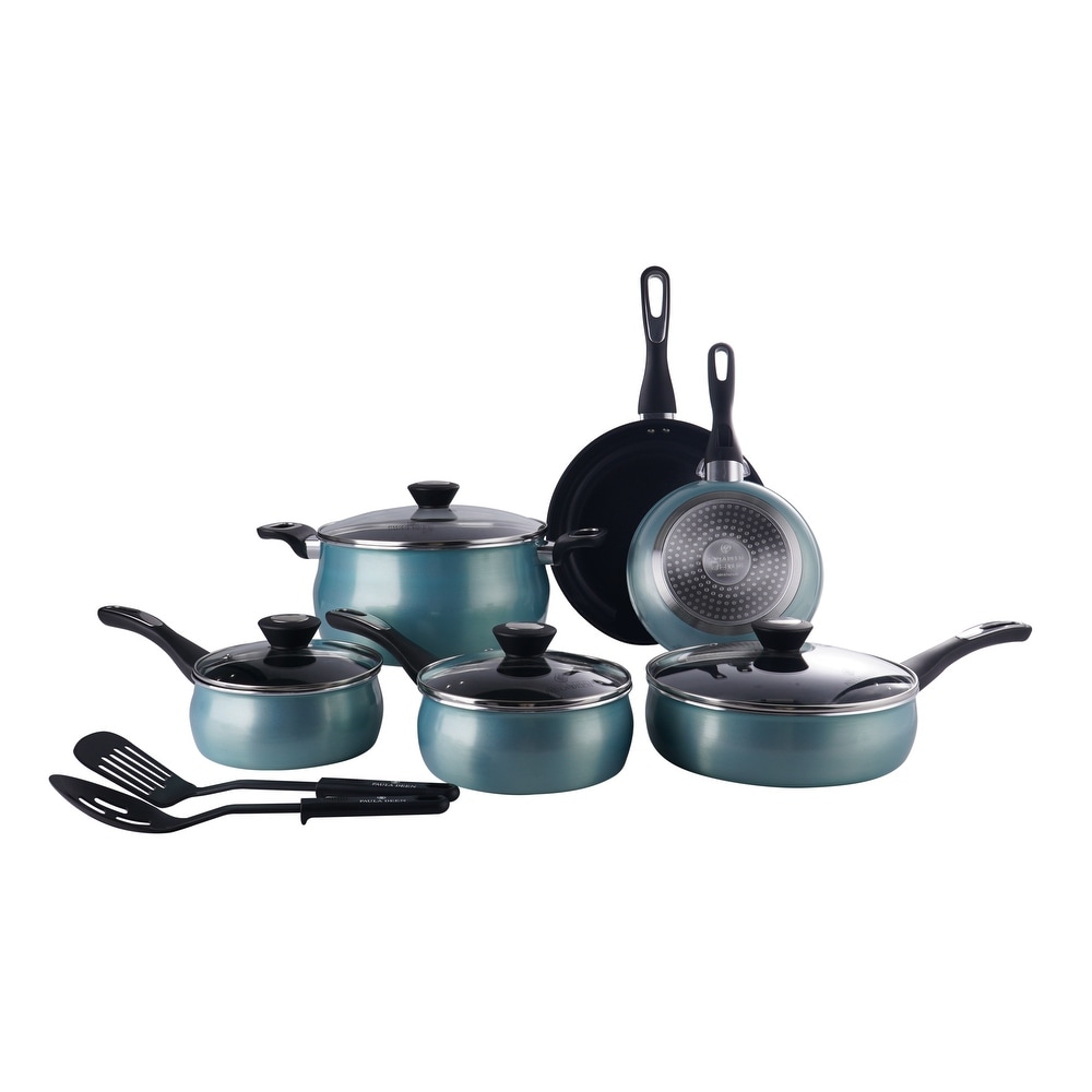 Country Kitchen 13 Piece Pots and Pans Set - Safe Nonstick Cookware Set Detachable  Handle - Bed Bath & Beyond - 37508748