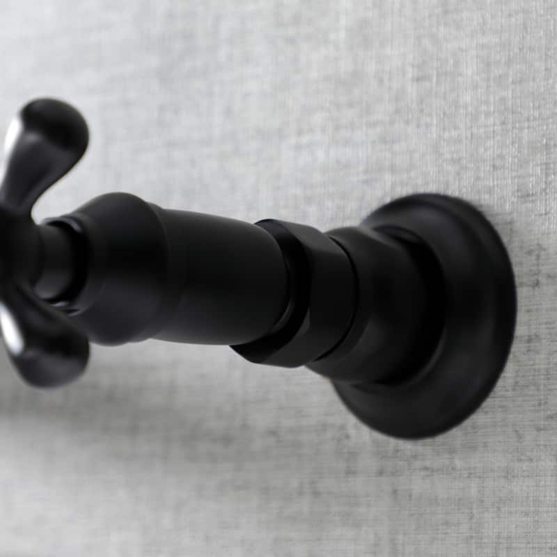Vintage Two-Handle Wall Mount Bathroom Faucet