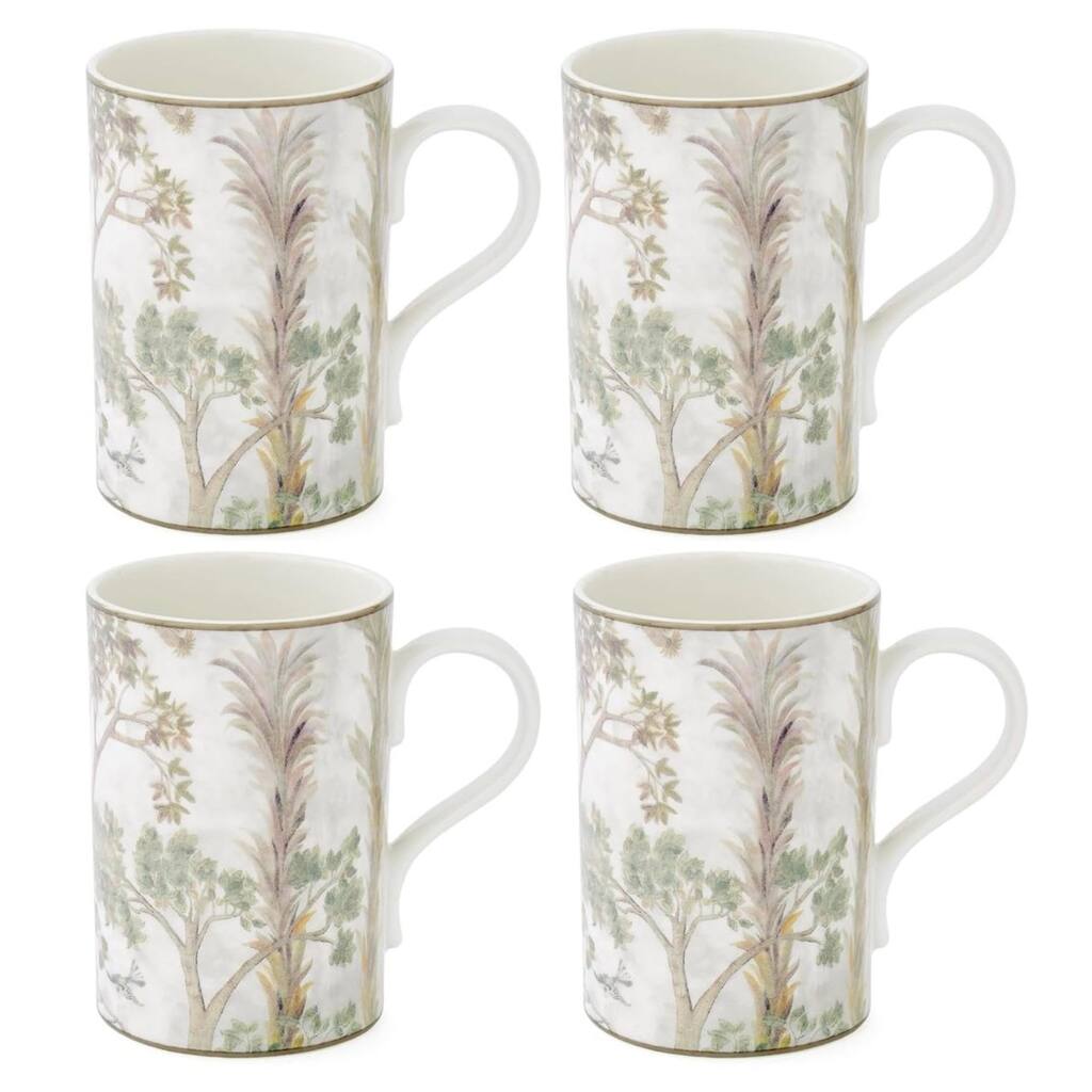 Spode Kit Kemp Tall Trees Mug, Set of 4
