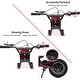 preview thumbnail 5 of 16, 24V Kids Electric Motorcycle, Pneumatic Tires, and Non-Slip Handle