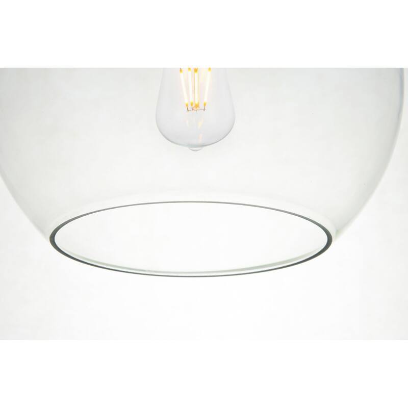 Elegant Lighting Baxter 3 Light 20" Wide Multi Light Pendant with