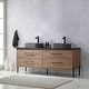 preview thumbnail 40 of 79, Trento Bath Vanity with Sintered Stone Top with Concrete Sink (O)