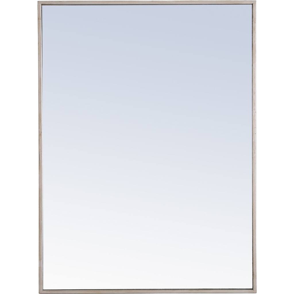 Elegant Lighting Eternity 32" x 24" Rectangular Metal Framed Wall