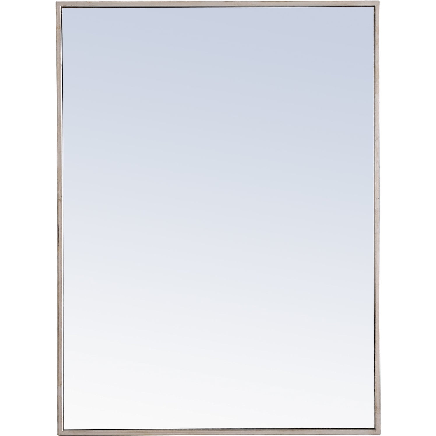 Elegant Lighting Eternity 32" x 24" Rectangular Metal Framed Wall