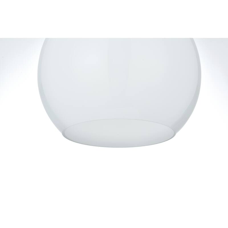 1 Light Flush Mount with 10 inch Frosted White Glass