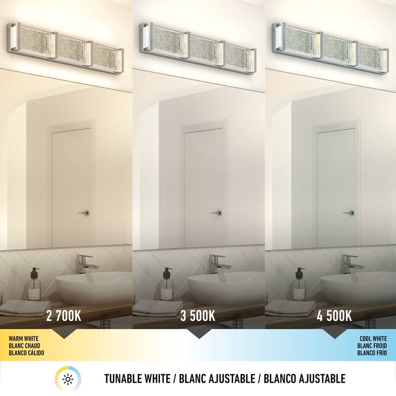 Artika Subway Essence Bathroom Vanity with 3CCT, Chrome