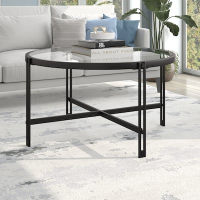 Inez 32" Wide Round Coffee Table