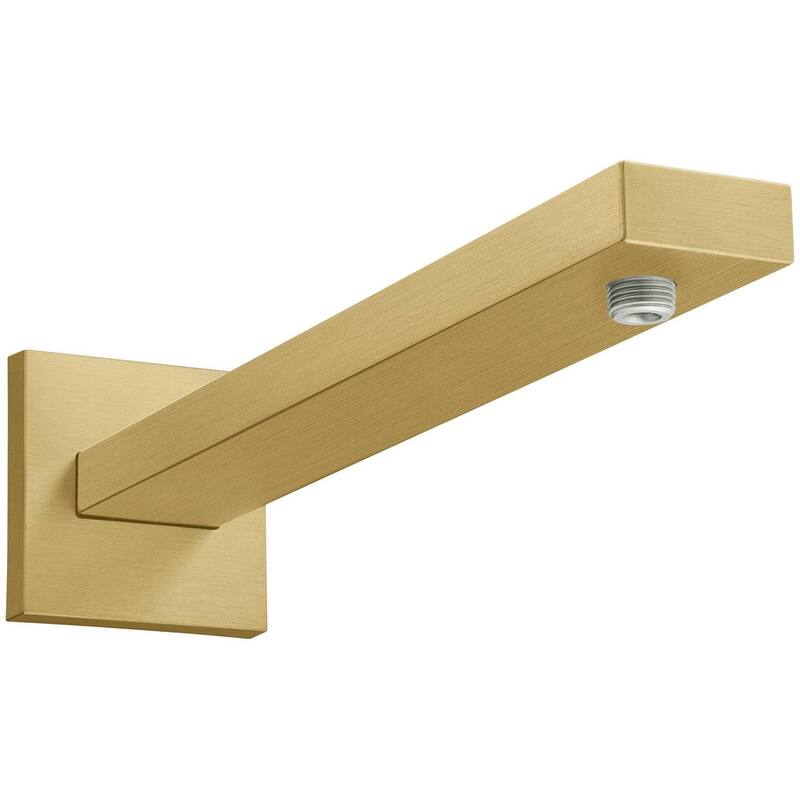 Hansgrohe Raindance E Wall Mounted Shower Arm - Limited Lifetime - Brushed Gold Optic