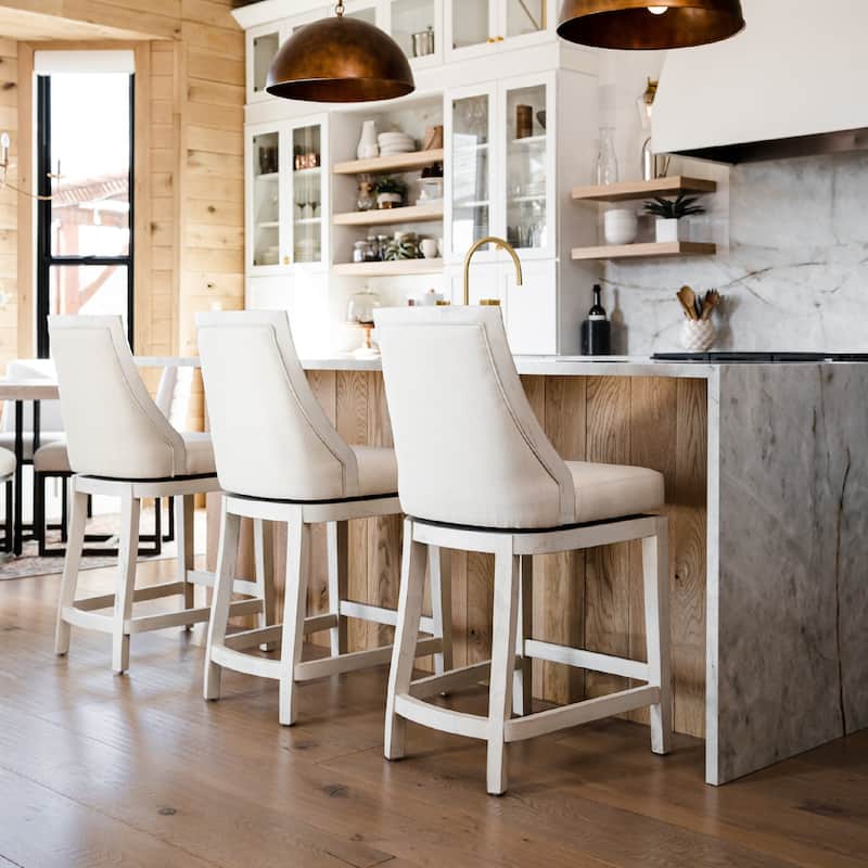 Maven Lane Vienna Swivel Kitchen Stool