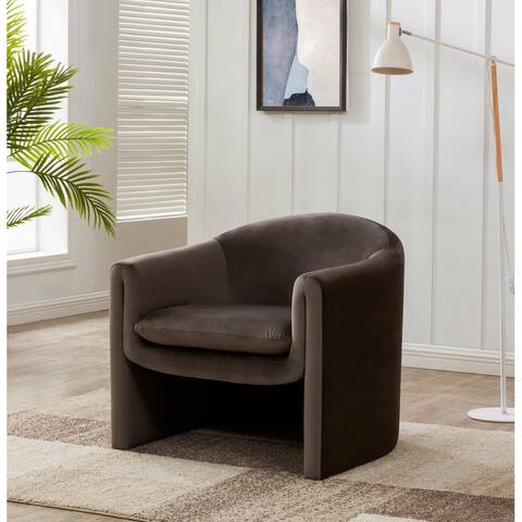 SAFAVIEH Couture Laylette Velvet Accent Chair - 33" W x 30.5" L x 30" H