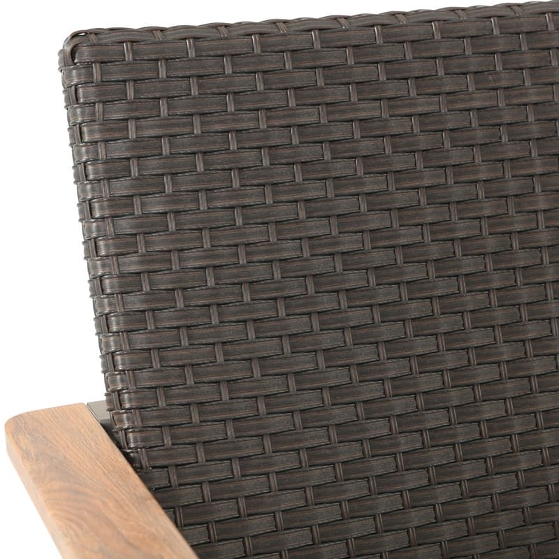 Patio Festival Thermal Transfer Outdoor Armrest Dining Chair (2-Pack)