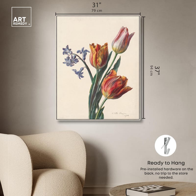 Tulips 1892 Canvas by Art Remedy
