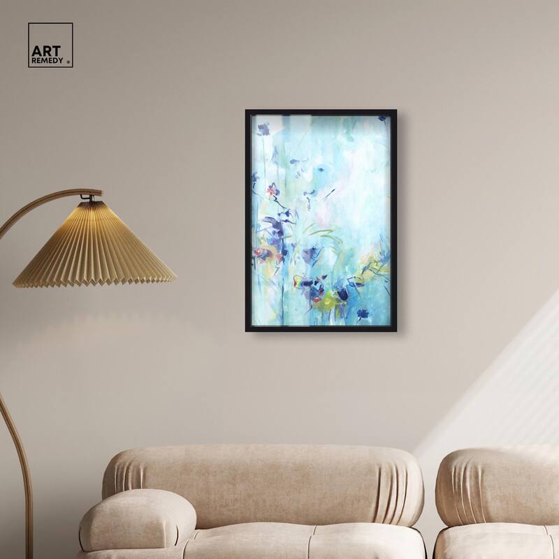 Heavenly Blue I Shadowbox by Art Remedy