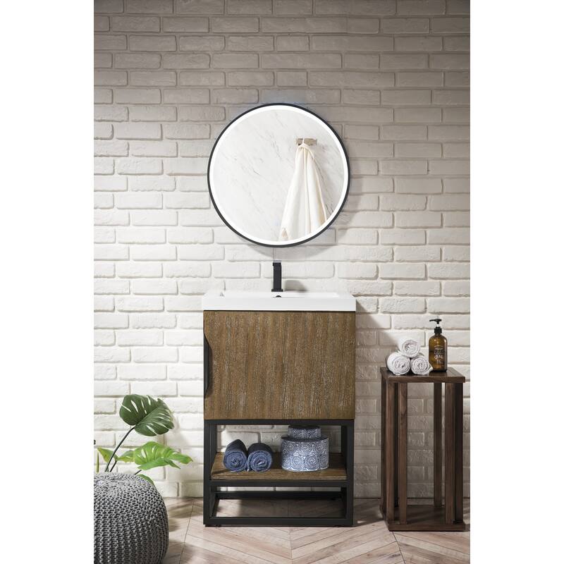 James Martin Vanities 883-V24-MB-WG Columbia 24" Free Standing Single