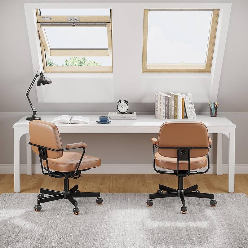 78.7" Extra Long Computer Desk/Table, Work Desk, Double Workstation Desk for Home Office