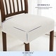 preview thumbnail 49 of 51, Subrtex 2 PCS Stretch Dining Chair Seat Cover Elastic Cushion Covers