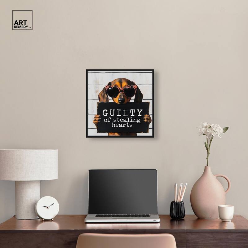 Guilty of Stealing Hearts Canvas by Art Remedy