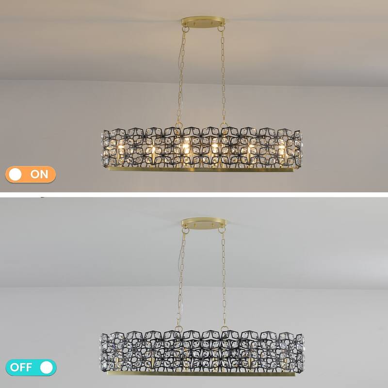 Modern Champagne Gold Oval Crystal Ceiling Chandelier Luxury Pendant Light Fixture Ceiling Light for Living Room