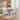Dining Chairs Set of 6, Modern Linen Fabric Upholstered Kitchen Side Chairs with Wood Legs