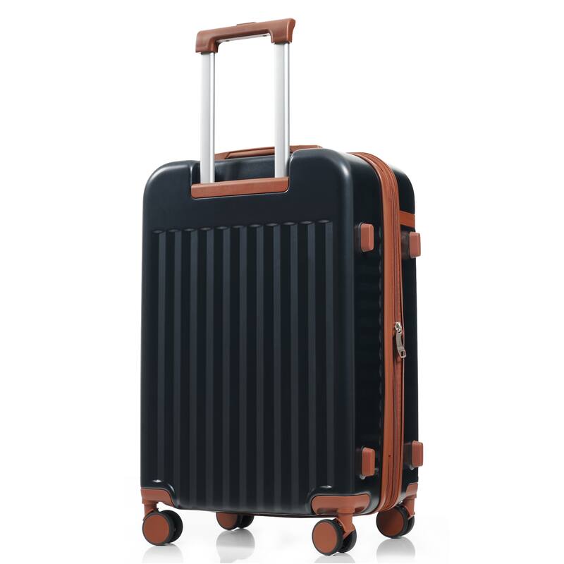Luggage Set of Three, ABS Hard Shell Luggage with Spinner Wheels
