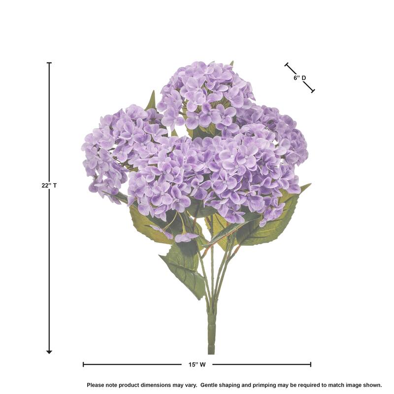 Natural Touch Garden Hydrangea Bush 22"