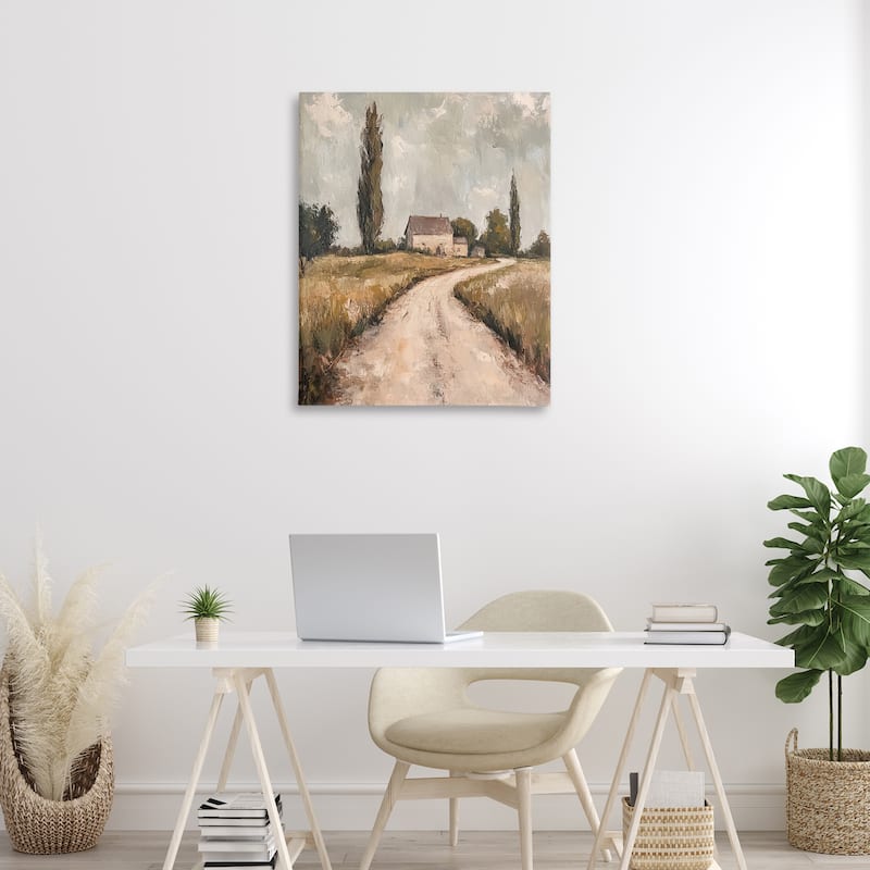 Stupell Painterly Quiet Country Canvas Wall Art Design By Petal Prints Design