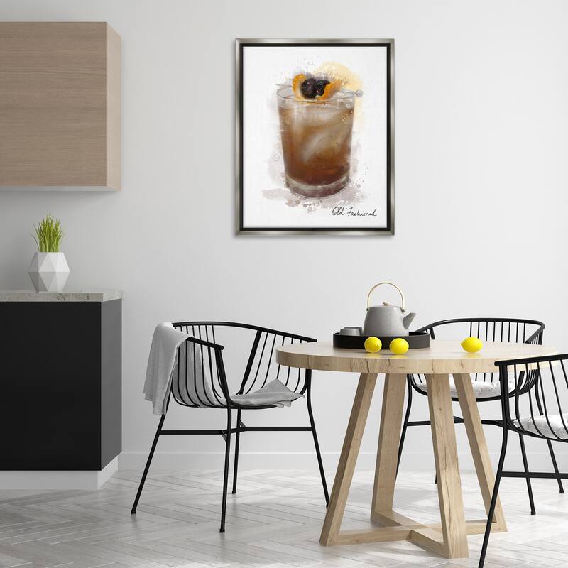 Stupell Old Fashioned Splash Framed Floater Canvas Wall Art Design By Matthew Piotrowicz