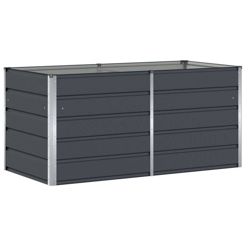 vidaXL Planter in Steel - 62.99 x 31.50 x 17.72