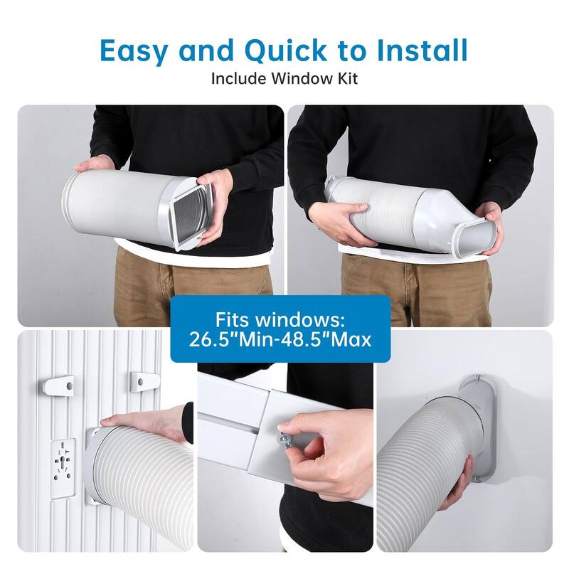 8000 BTU Portable AC Air Conditioner Unit, Air Conditioner with Remote Control
