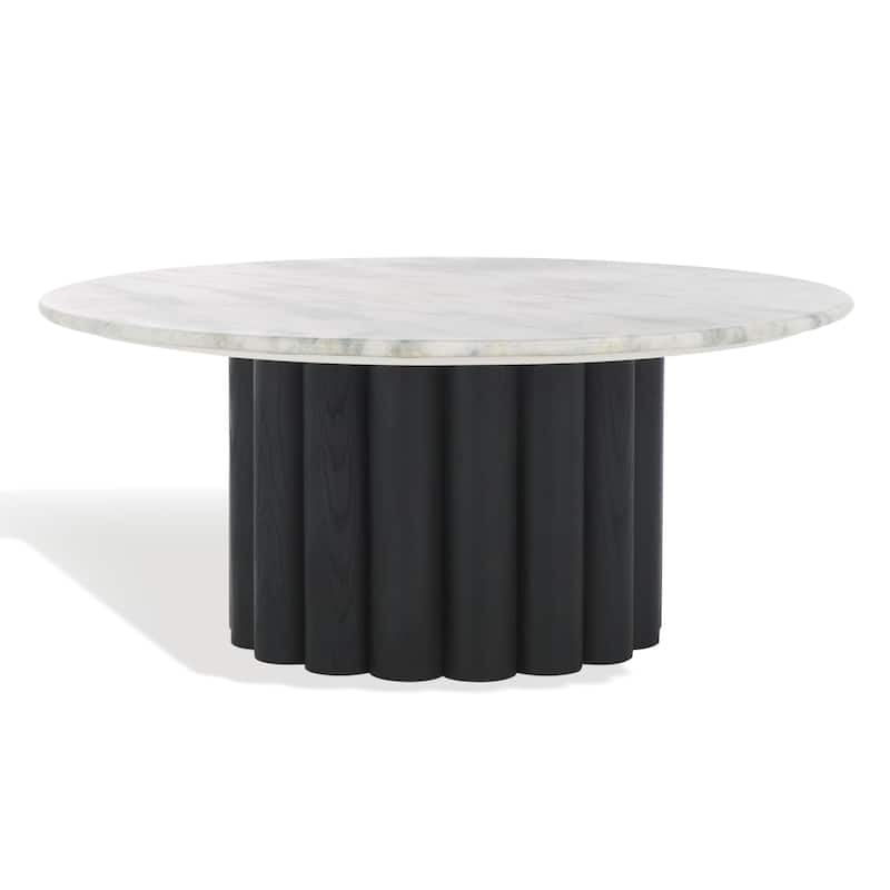 SAFAVIEH Couture Roxiella Marble Coffee Table - 35"W x 35"D x 35"H