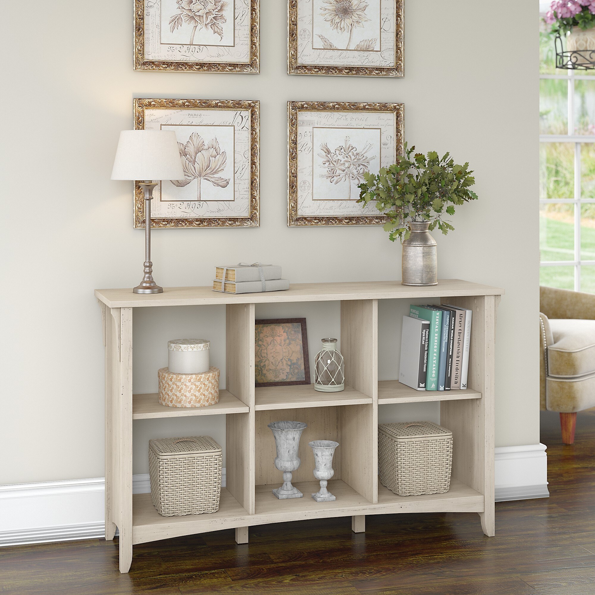 Shop The Gray Barn Lowbridge Antique White 6 Cube Organizer