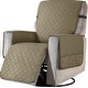 preview thumbnail 27 of 63, Subrtex Recliner Chair Cover Slipcover Reversible Protector Anti-Slip - Small Taupe