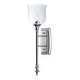 preview thumbnail 1 of 2, Centennial 1-Light Wall Sconce - Polished Nickel