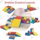 preview thumbnail 4 of 7, Gymax 7 PCS Toddler Climbing Blocks w/Hook & Loop Fasteners & Gift for - Multi