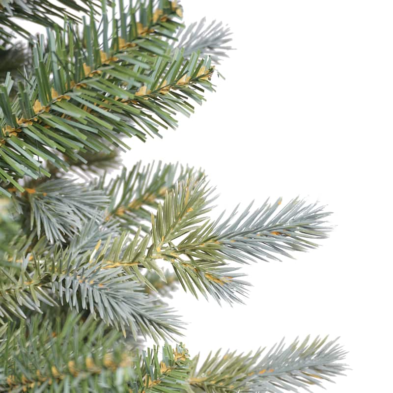 Puleo International Pre-lit 6.5' Artificial Blue Spruce Christmas Tree