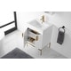 preview thumbnail 28 of 54, 24-inch Modern Bathroom Vanity Set w/ Vitreous China Sink Top
