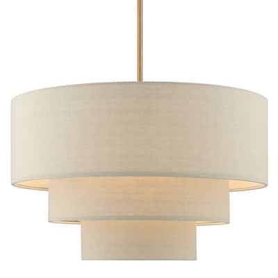 Livex Lighting 58894 Bellingham 4 Light 23" Wide Waterfall Chandelier