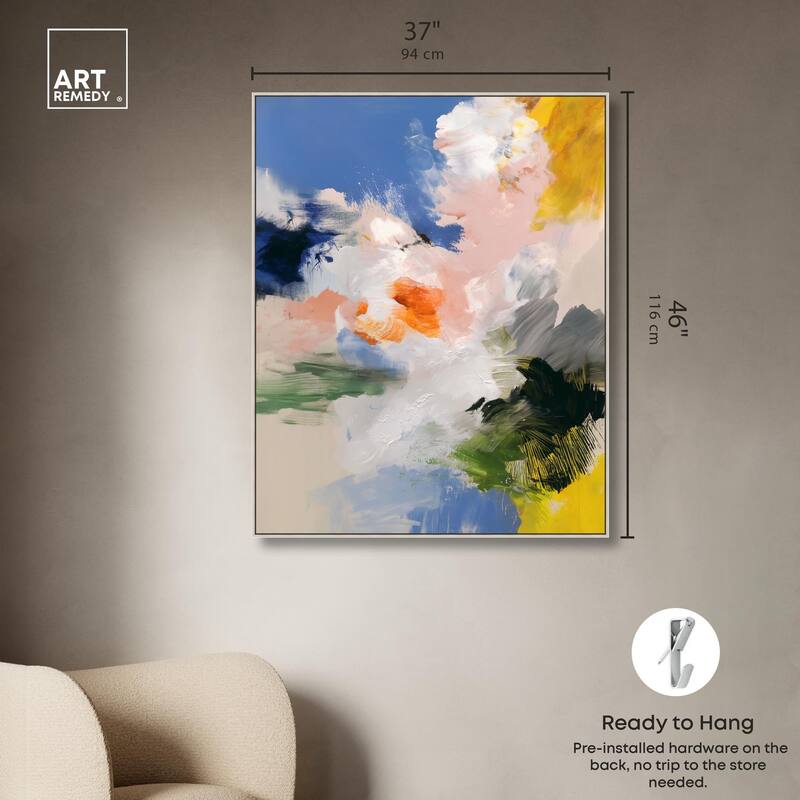 Clouds and Color I Canvas by Art Remedy