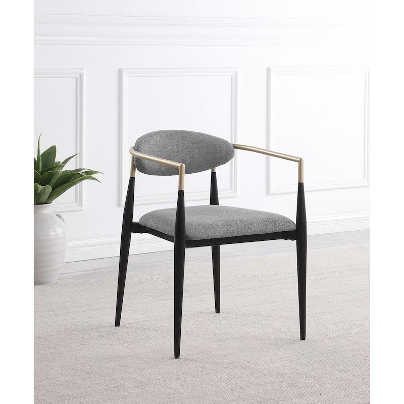 Alexis Fabric Upholstered Dining Arm Chair (Set Of 2)