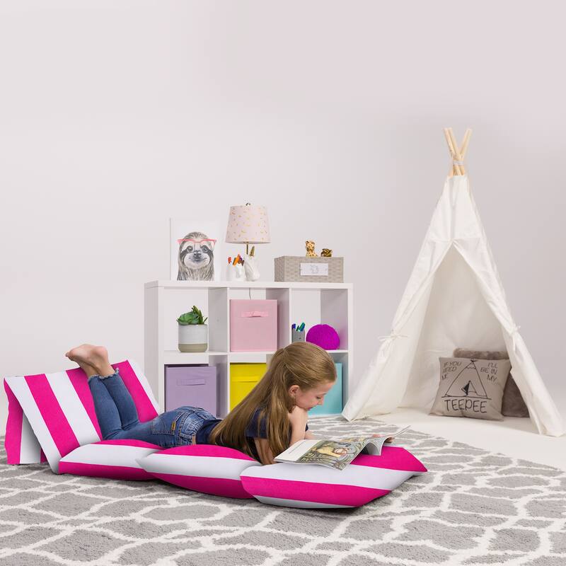 Kids Floor Pillow Cover,Premium Cushion and Lounger Covers for Pillows