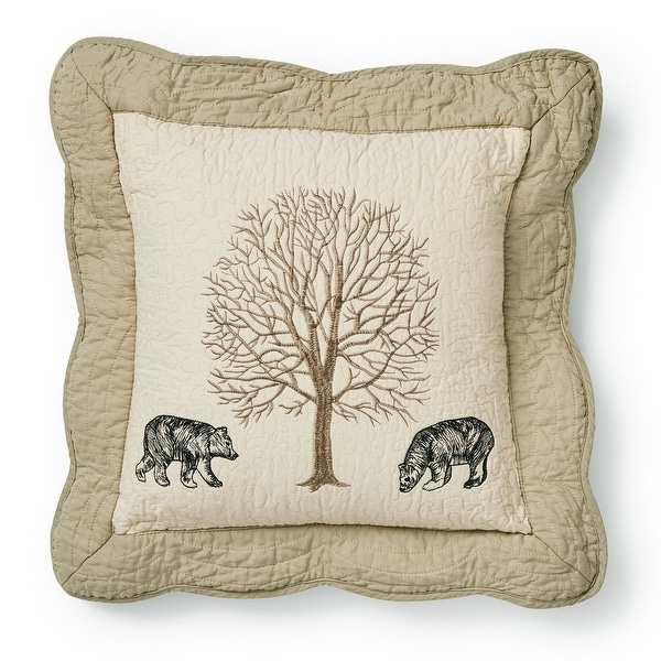bear decorative pillow