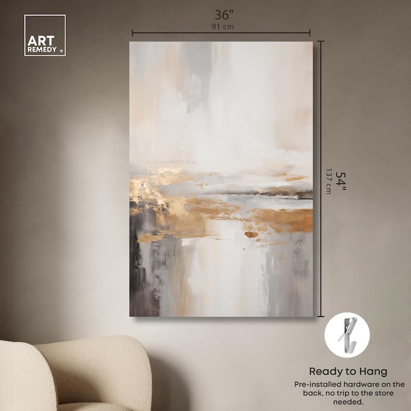 Gold Dust I Canvas by Art Remedy, Gallery Wrapped