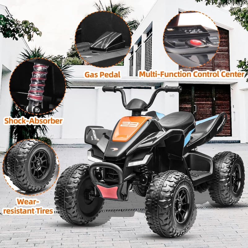 Kids Ride on ATV, 24V Battery Powered Kids Electric Vehicle