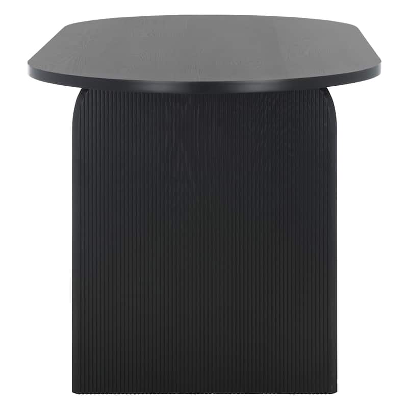 SAFAVIEH Norene Ribbed Dining Table - 62 In. W x 31.5 In. D x 30 In. H - 62"W x 32"D x 30"H