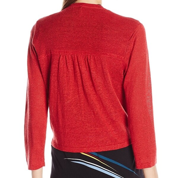 red summer sweater