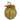 13" Orange and Gold Autumn Pumpkin Metal Tabletop Decoration