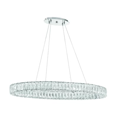 LED Chrome Chandelier