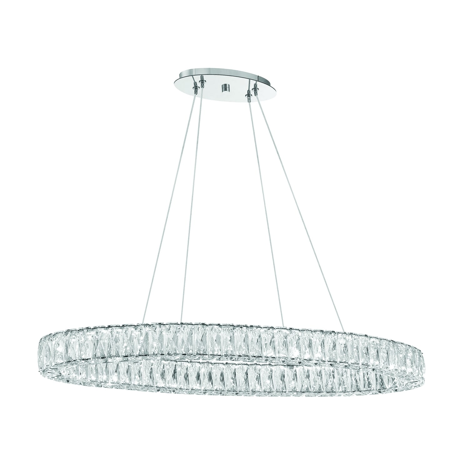 LED Chrome Chandelier